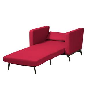 Slaapfauteuil Maven geweven stof Stof Zahira: Rood