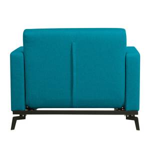 Slaapfauteuil Maven geweven stof Stof Zahira: Turquoise