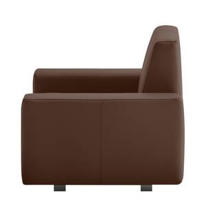 Fauteuil convertible Plaza Cuir véritable - Expresso - Sans fonction