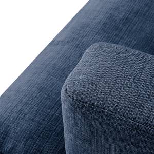 Slaapfauteuil Plaza geweven stof - Blauw - Geen functie