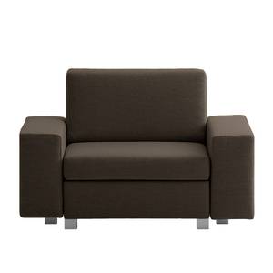 Fauteuil convertible Plaza Tissu - Marron - Sans fonction