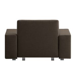 Fauteuil convertible Plaza Tissu - Marron - Sans fonction