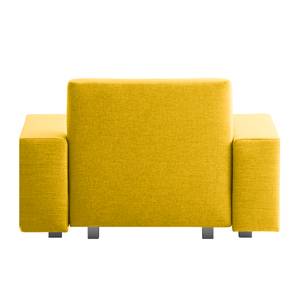 Fauteuil convertible Plaza Tissu - Jaune - Sans fonction