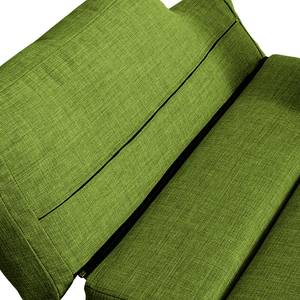 Fauteuil convertible Plaza Tissu - Vert - Accoudoir réglable