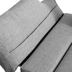 Poltrona letto Plaza Tessuto - Color grigio pallido - Bracciolo regolabile