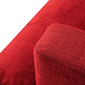 Fauteuil convertible Plaza Tissu - Rouge - Sans fonction