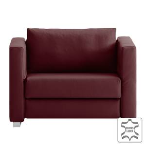 Fauteuil convertible Randa Cuir véritable - Bordeaux