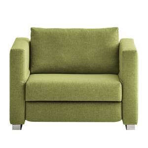 Slaapfauteuil Randa geweven stof - Groen