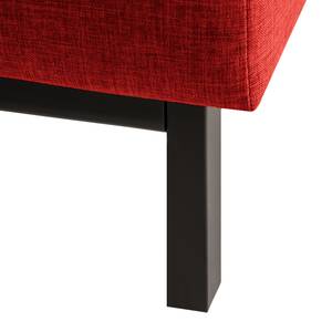 Fauteuil convertible Randa Tissu - Rouge