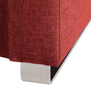 Slaapfauteuil Randa geweven stof - Rood