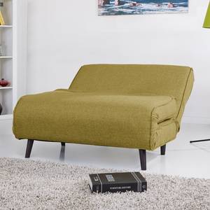 Fauteuil convertible Rovigo Tissu - Citron vert