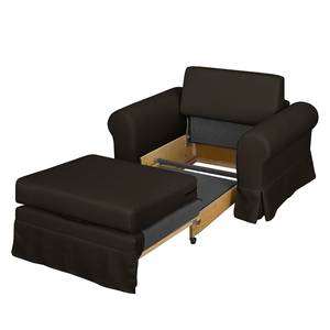 Fauteuil convertible Latina XIII Tissu - Marron café