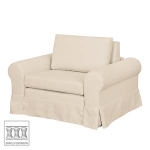 Fauteuil convertible Latina XIII Tissu - Blanc porcelaine