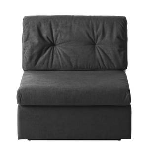 Fauteuil convertible Arctic II Microfibre - Gris foncé