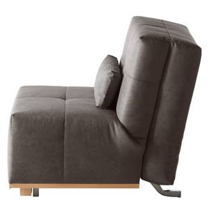 Fauteuil convertible Simla I Microfibre - Gris lava