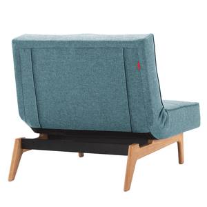 Fauteuil Splitback Eik Tissu - Tissu Mixed Dance : Light Blue