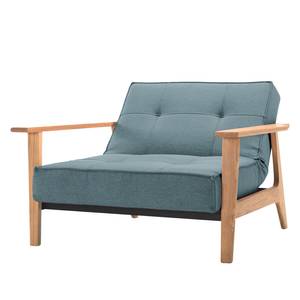 Fauteuil Splitback Frej geweven stof Stof Mixed Dance: Light Blue