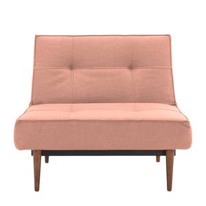 Fauteuil Splitback Styletto I geweven st geweven stof - Stof Soft: Coral