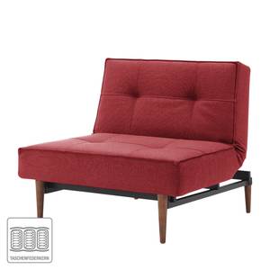 Fauteuil Splitback Styletto I Tissu - Tissu Twist : Rust Red