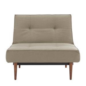 Fauteuil Splitback Styletto I geweven st geweven stof - Stof Coastal: Sandstone