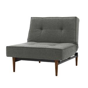 Fauteuil Splitback Eik Tissu - Gris foncé