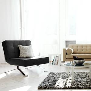 Fauteuil convertible Wave One Imitation cuir - Cuir synthétique Yuma : Noir