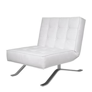 Fauteuil convertible Wave One Imitation cuir - Cuir synthétique Yuma : Blanc