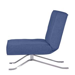 Slaapfauteuil Wave One geweven stof Stof Bora: Blauw