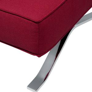 Slaapfauteuil Wave One geweven stof Stof Bora: Rood