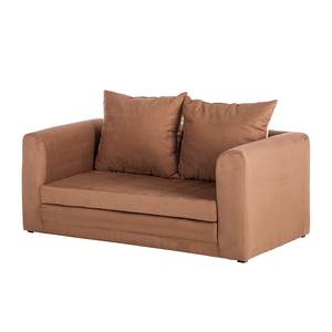 Canapé convertible Petty Microfibre marron