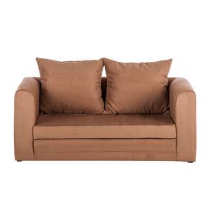 Schlafsofa Petty Microfaser Braun