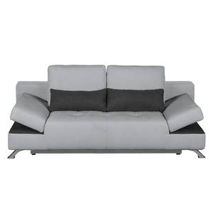 Schlafsofa Angie Webstoff Platin / Schwarz