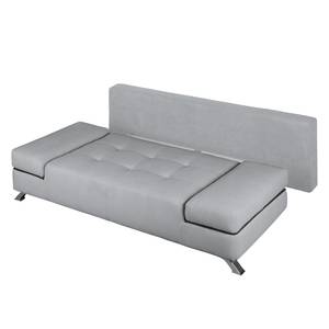 Schlafsofa Angie Webstoff Platin / Schwarz