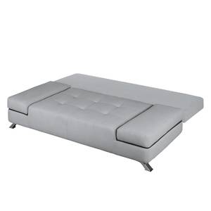 Schlafsofa Angie Webstoff Platin / Schwarz