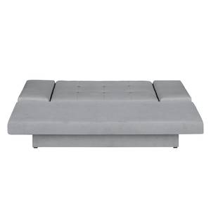 Schlafsofa Angie Webstoff Platin / Schwarz