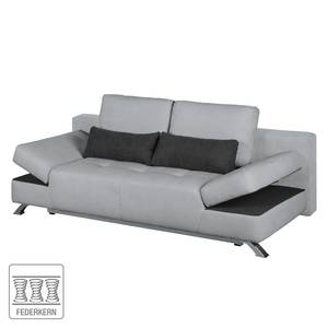 Schlafsofa Angie Webstoff Platin / Schwarz