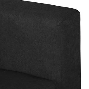 Schlafsofa Angie Webstoff Schwarz / Platin