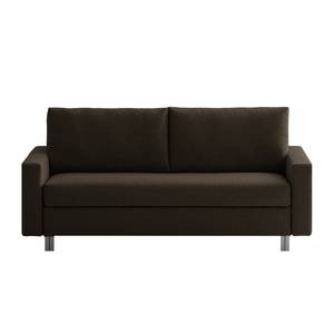 Schlafsofa Aura Webstoff Webstoff - Braun - Breite: 156 cm