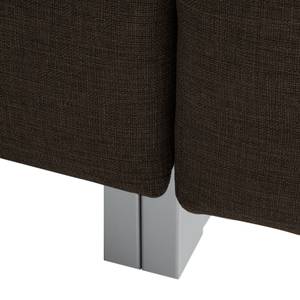 Schlafsofa Aura Webstoff Webstoff - Braun - Breite: 176 cm