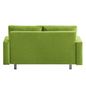 Canapé convertible Aura Tissu - Vert - Largeur : 176 cm