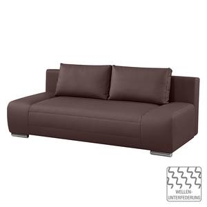 Schlafsofa Bastiano Kunstleder Braun