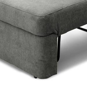 Boxspring-Schlafsofa Befasy Microfaser Meli: Grau