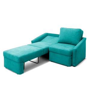 Slaapbank Befasy geweven stof - Turquoise