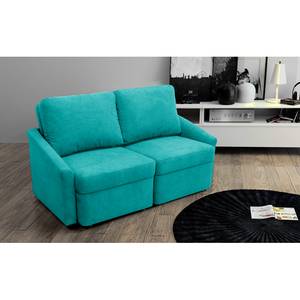 Slaapbank Befasy geweven stof - Turquoise