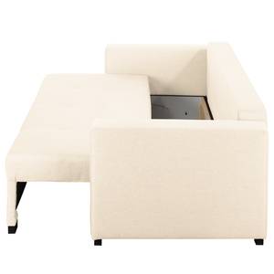 Schlafsofa Bela Cruz Strukturstoff Hellbeige