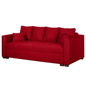 Schlafsofa Bela Cruz Strukturstoff Rot