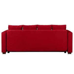 Schlafsofa Bela Cruz Strukturstoff Rot