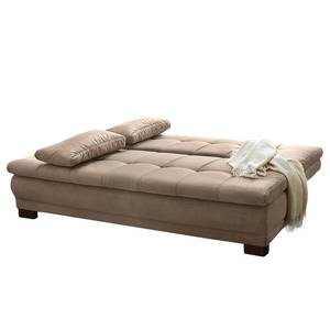 Schlafsofa Belletby Microfaser - Cappuccino