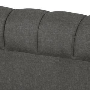 Canapé convertible Benbrook Tissu - Gris foncé