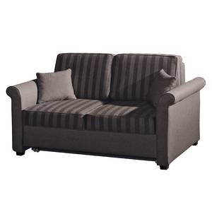 Schlafsofa Bernadett Webstoff Dunkelbraun - Liegefläche: 150 x 210 cm - Breite: 188 cm